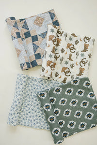 Outlaw Cowboy Muslin Swaddle Blanket - BIG FRENCHIES