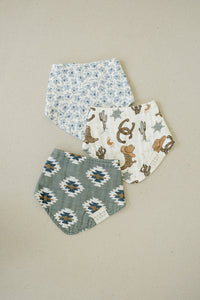 Outlaw Cowboy Classic Muslin Bib