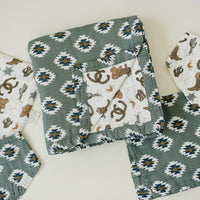 Southwest Aztec + Outlaw Cowboy Muslin Quilt - BIG FRENCHIES