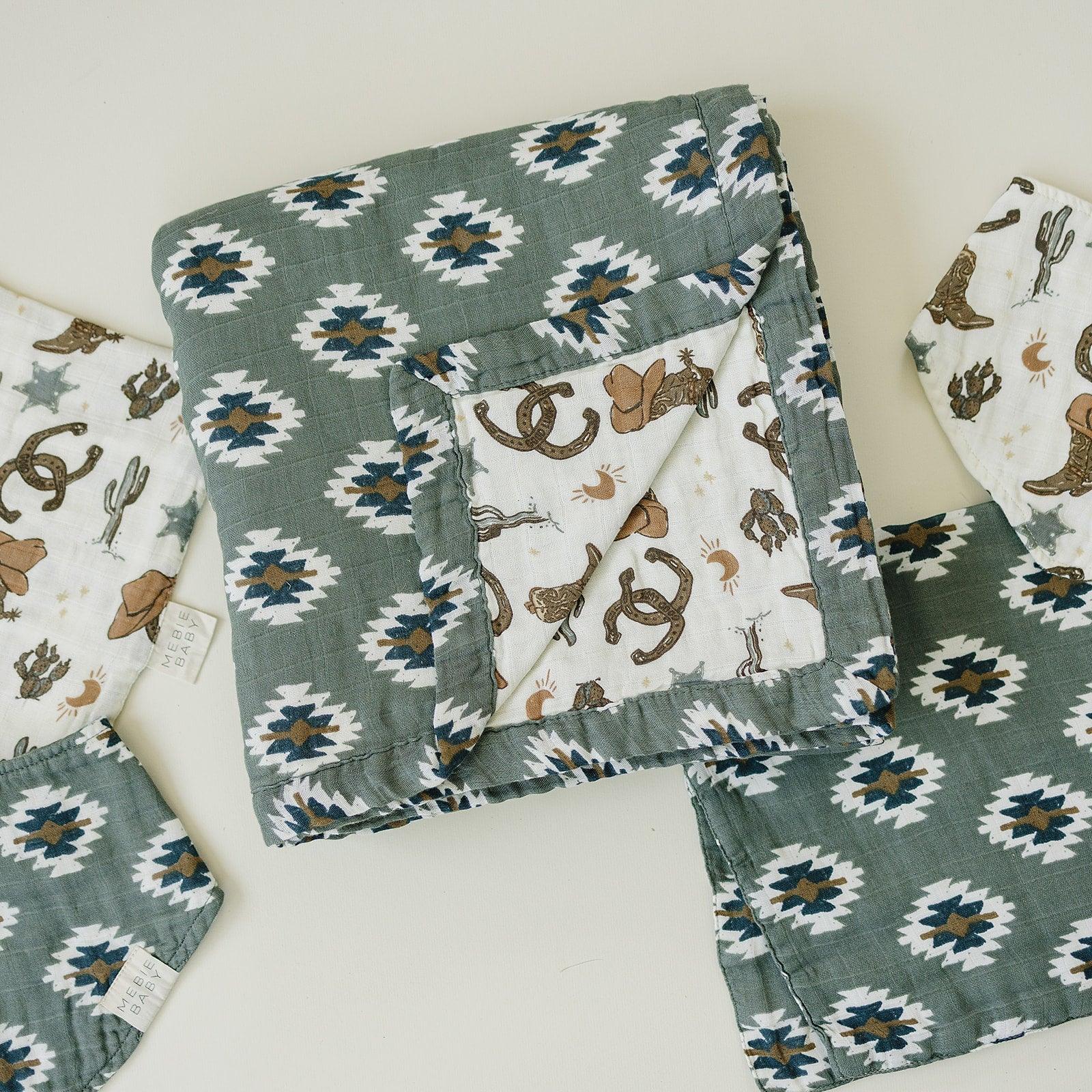 Southwest Aztec + Outlaw Cowboy Muslin Quilt - BIG FRENCHIES