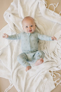 Fly Me to the Moon Bamboo Zippy Pajamas - BIG FRENCHIES
