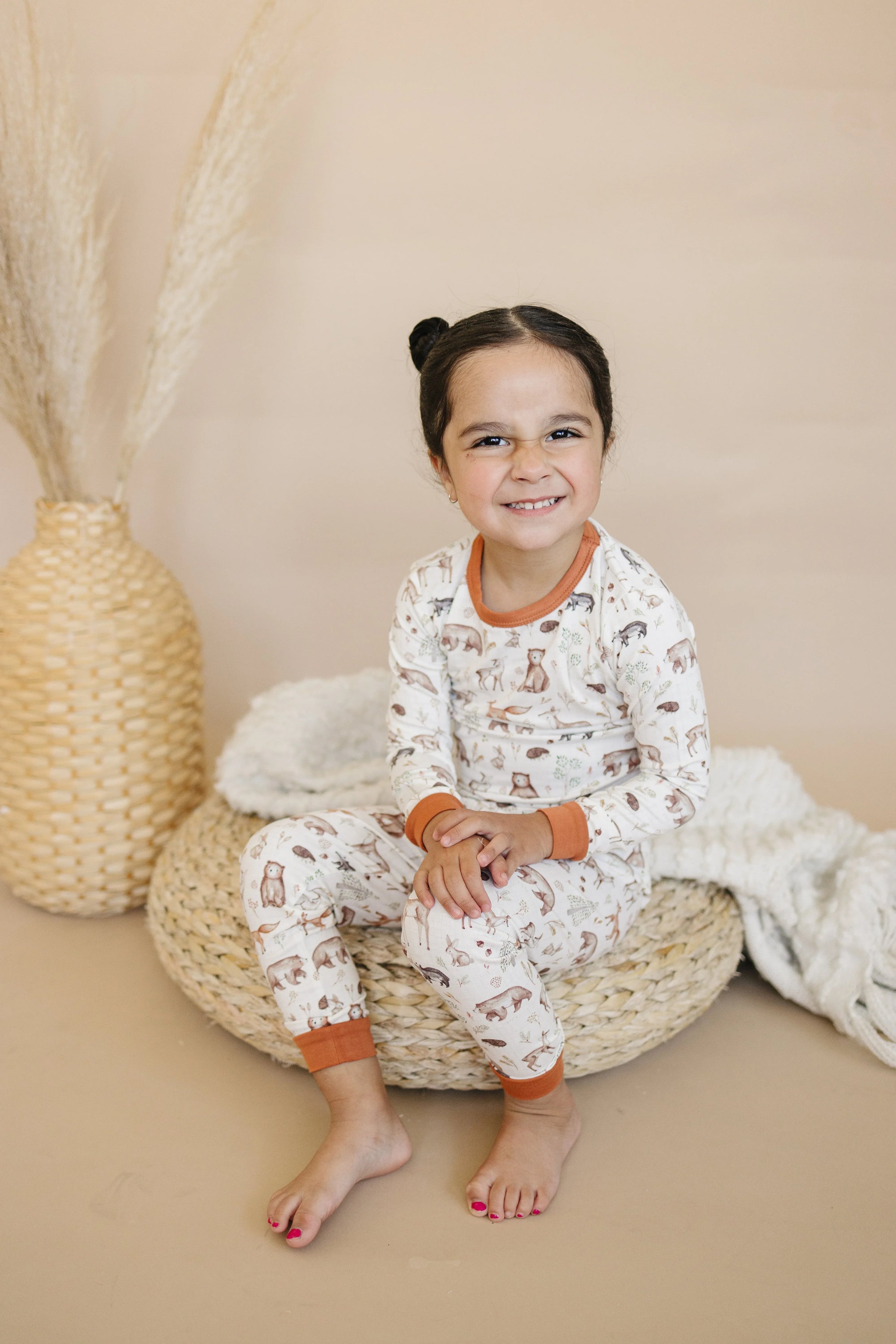 Forest Friends 2pc Bamboo Pajamas - BIG FRENCHIES