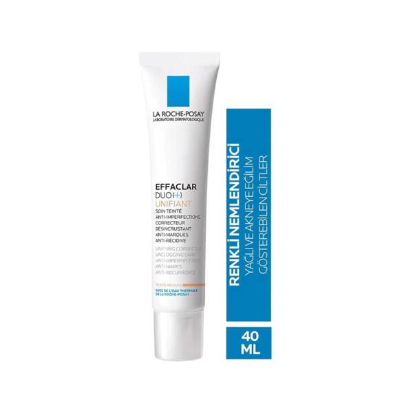 La Roche Posay Effaclar Duo+ Unifiant Medium 40ml - Acne Treatment Moisturizer with Salicylic Acid & Niacinamide