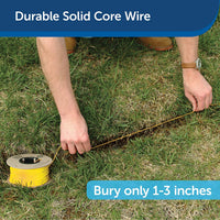 PetSafe Basic In-Ground Pet Fence ZIG00-16969 with 2 Waterproof UltraLight Collars and 500 ft of Wire