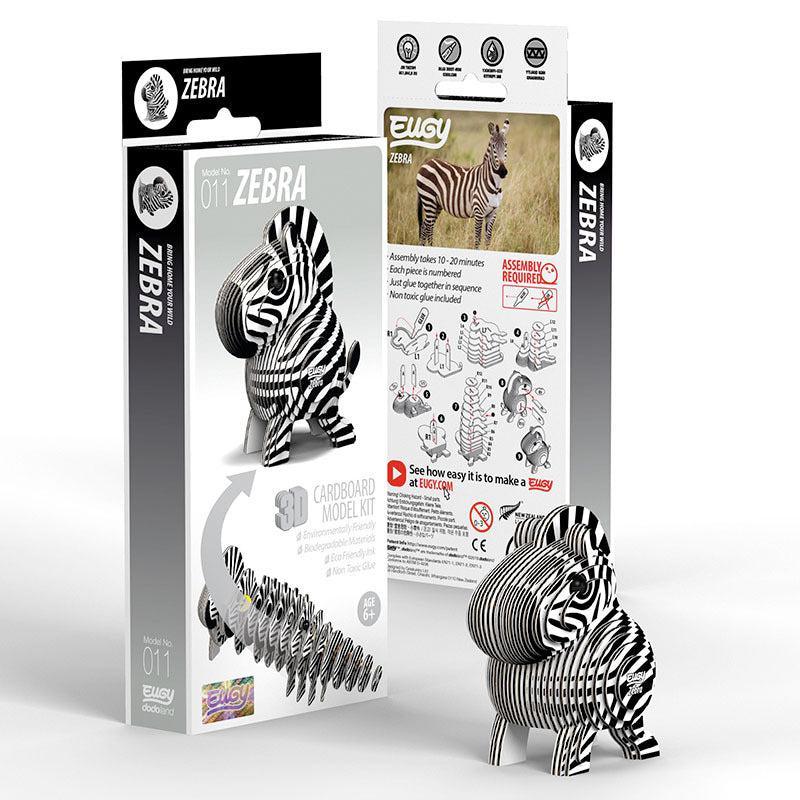 Zebra 3D Cardboard Model Kit Eugy - BIG FRENCHIES