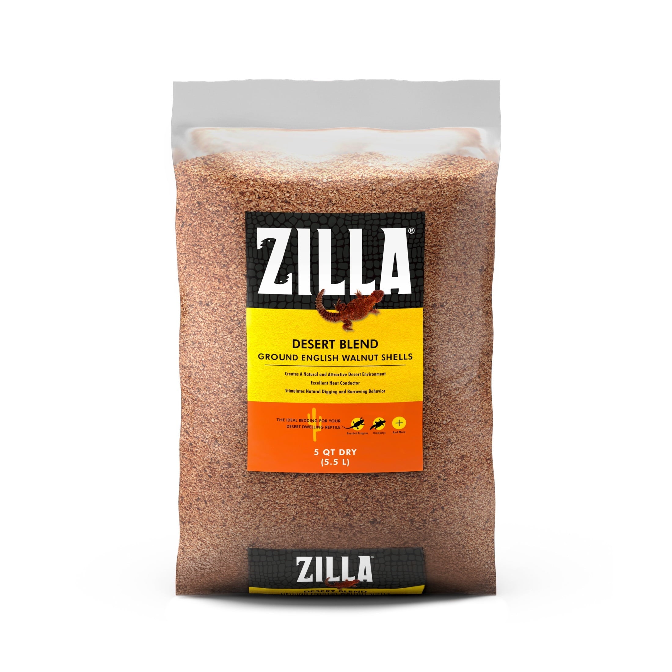 Desert Blend Ground English Walnut Shells Substrate 5 Quarts - BIG FRENCHIES