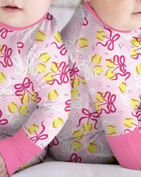 Softball Cherry Mom And Girl Matching Bamboo Convertible Zippy