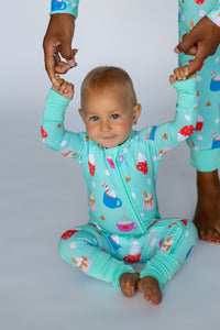 Cuppa Cozy Zippy Bamboo Pajamas - BIG FRENCHIES
