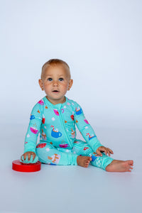 Cuppa Cozy Zippy Bamboo Pajamas - BIG FRENCHIES
