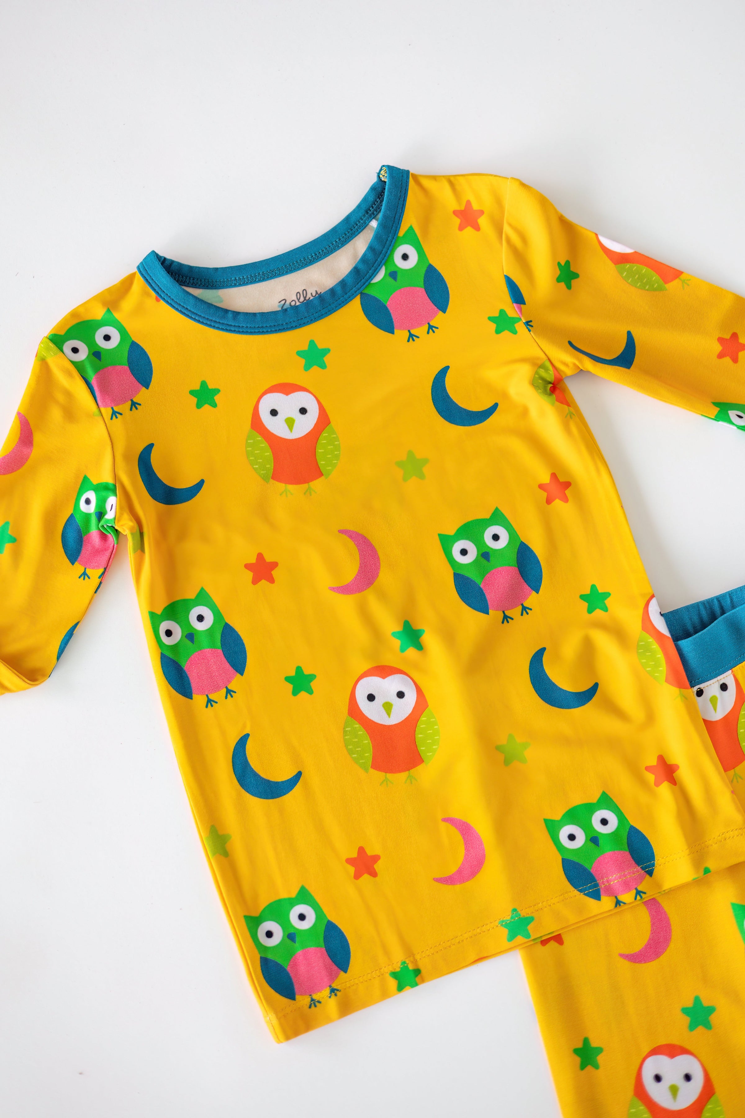 Twilight Hoots Two-Piece Pajama Set - BIG FRENCHIES