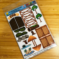 Zoo: Reusable Decals for Customizing Magnetic Tiles, Plastic Bricks, and more - BIG FRENCHIES
