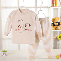 Children's Cotton Pajama Set for Fall and Winter - # BAAA81810029