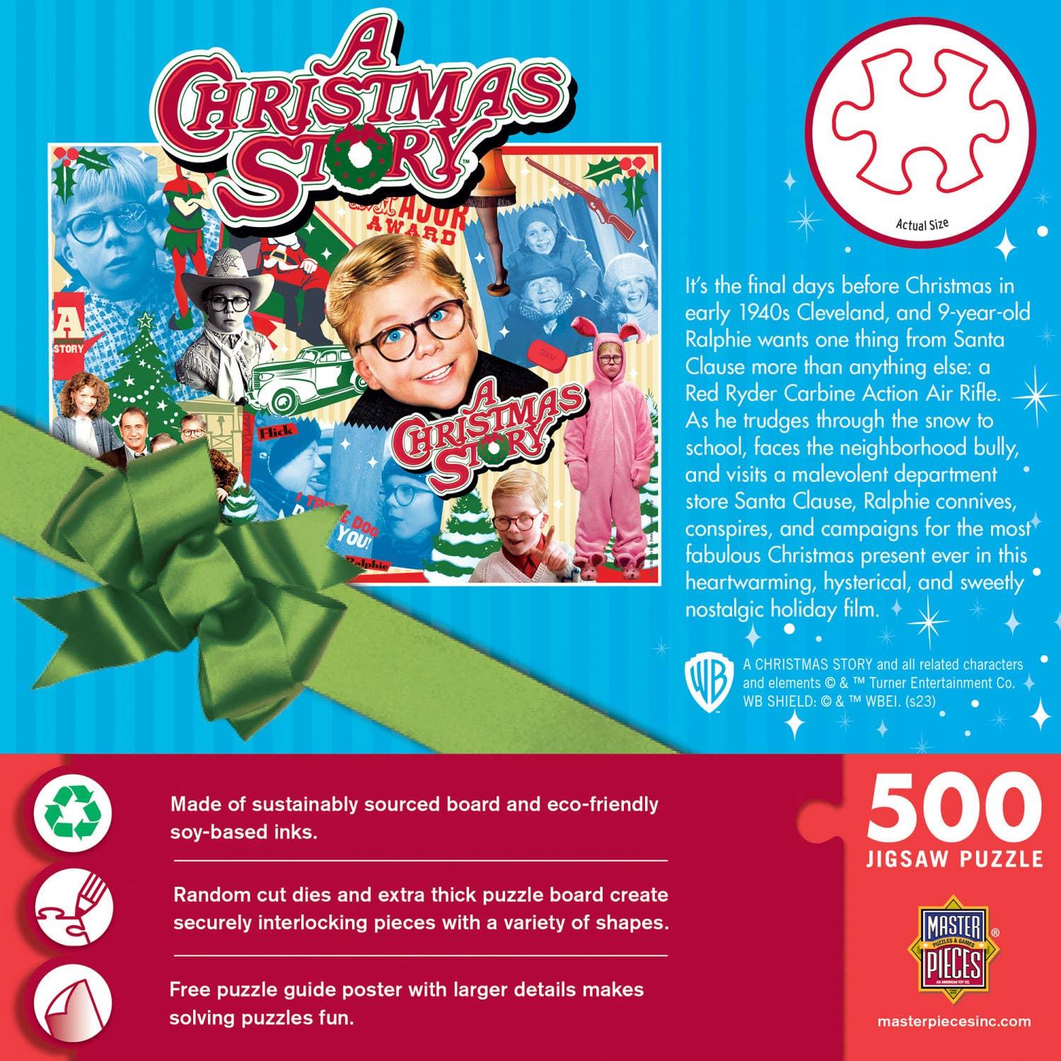 A Christmas Story 500 Piece Jigsaw Puzzle by Masterpieces Puzles - BIG FRENCHIES