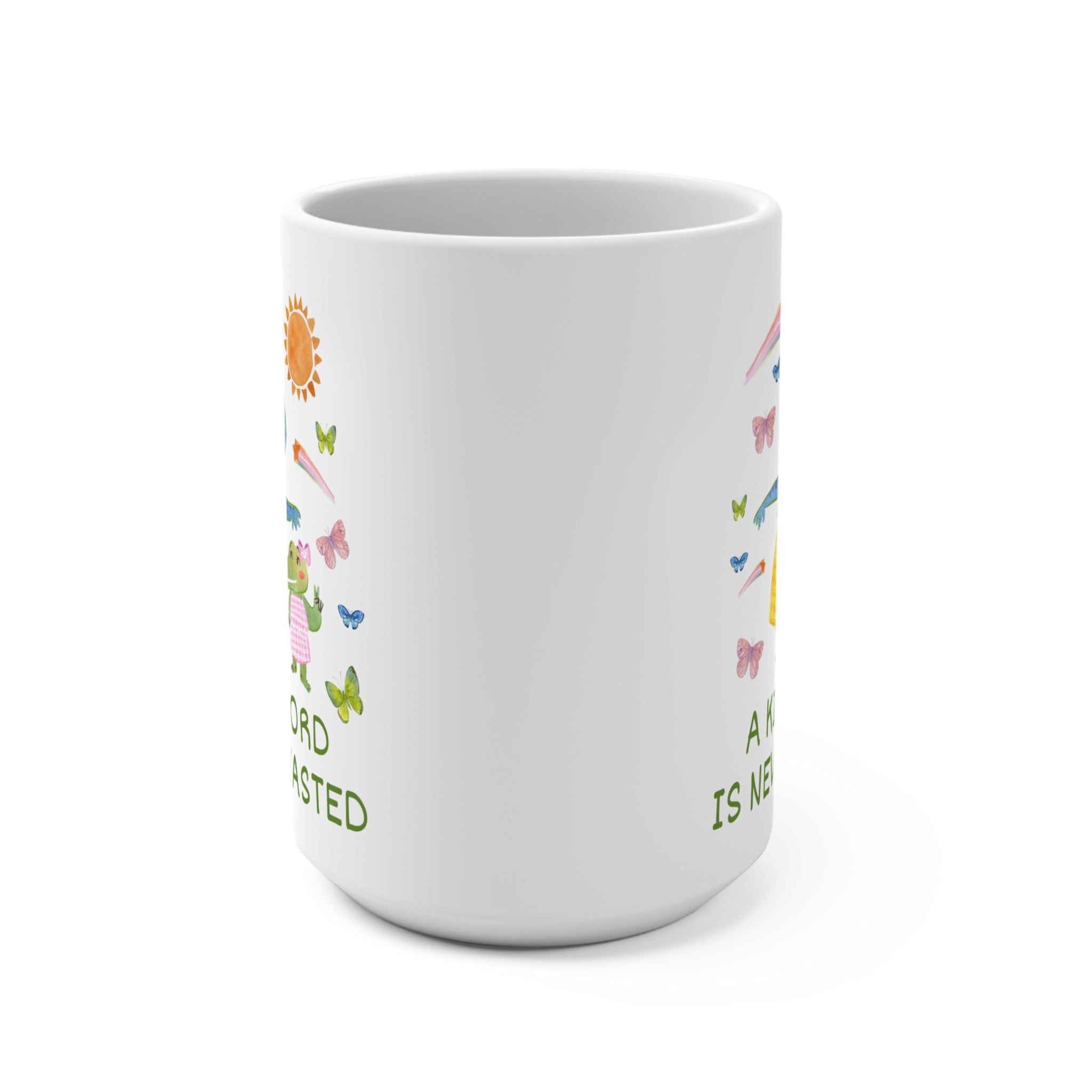 A Kind Word Frog Mug