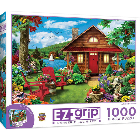 A Perfect Summer 1000 Piece Puzzle EZ Grip by Masterpieces - BIG FRENCHIES