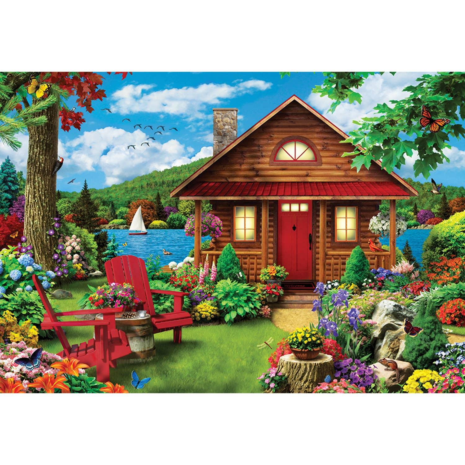 A Perfect Summer 1000 Piece Puzzle EZ Grip by Masterpieces - BIG FRENCHIES