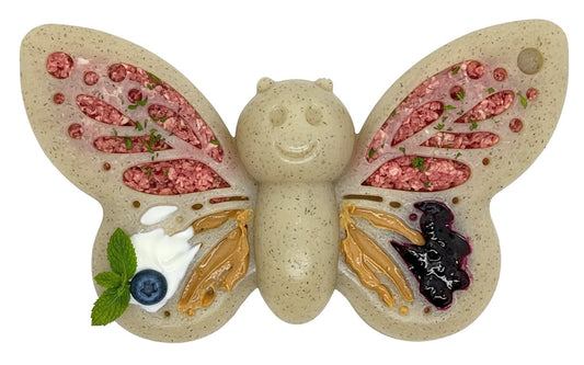 Butterfly Nylon Chew & Enrichment Toy | 2-in-1 for Aggressive Chewers | SodaPup - BIG FRENCHIES
