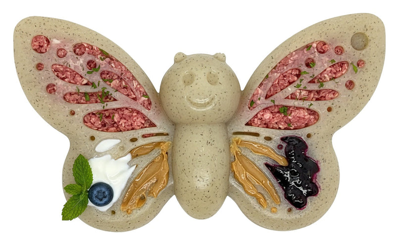 Butterfly Nylon Chew & Enrichment Toy | 2-in-1 for Aggressive Chewers | SodaPup - BIG FRENCHIES