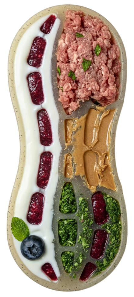Peanut Nylon Dog Chew Toy | Ultra-Durable for Aggressive Chewers | SodaPup - BIG FRENCHIES