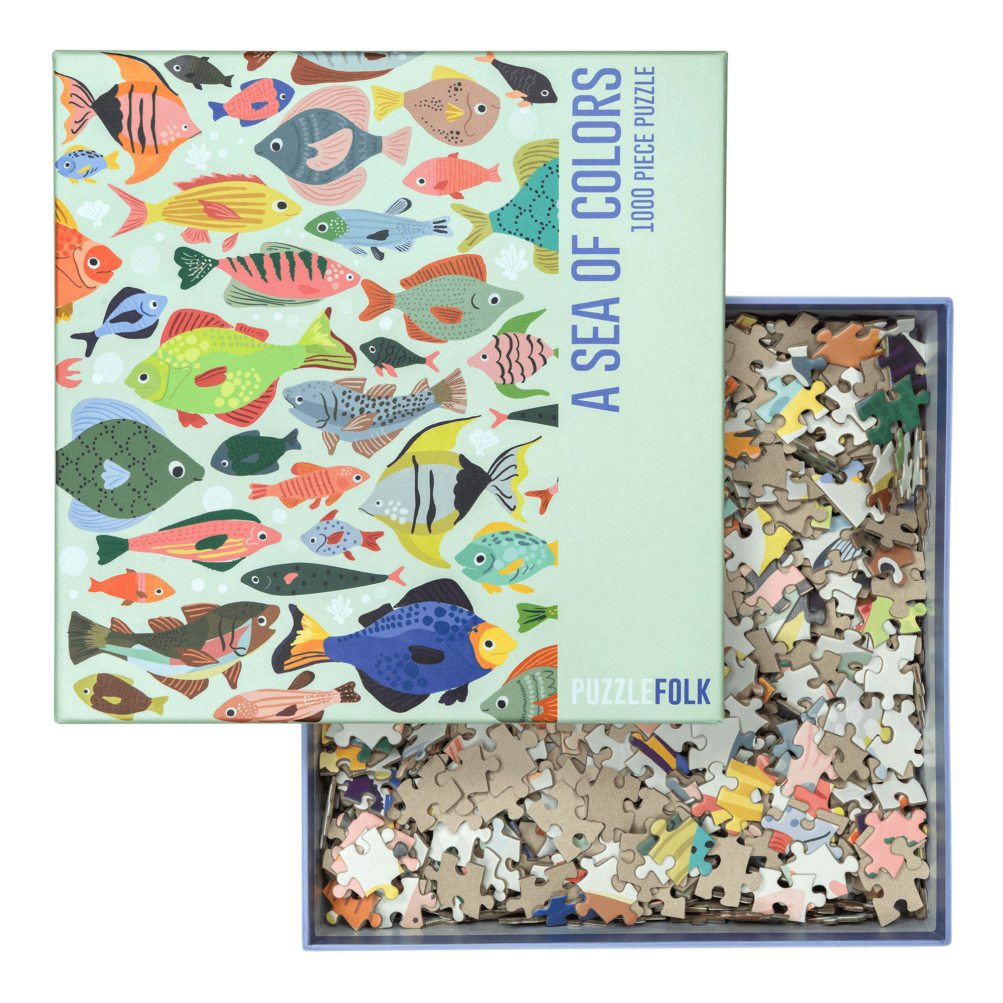 A Sea of Colors 1000 Piece Jigsaw Puzzle | Puzzlefolk
