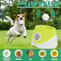 Automatic Dog Ball Launcher Rechargeable Interactive Pet Ball Thrower For Small Medium Dogs Interactive Dog Fetch Toy Wi