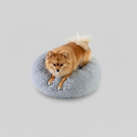 Plush Donut Comfort Pet Bed