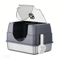 Only Self Pickup---Galaxy Stainless Steel Cat Litter Box