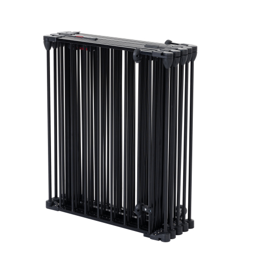 150 Adjustable Safety Gate 6 Panels Play Yard Metal Doorways Fireplace Fence Christmas Tree Fence Gate For House Stairs 