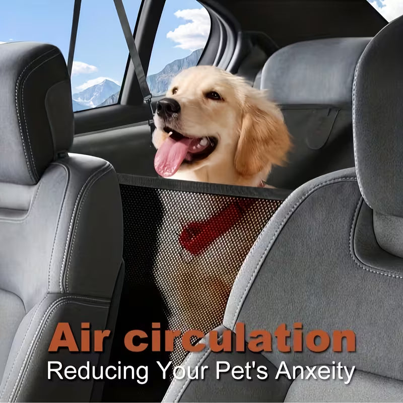 Rear Seat PU Leather Dog Car Seat Cover & Extender – Waterproof, Non-Slip, 400 lb Capacity