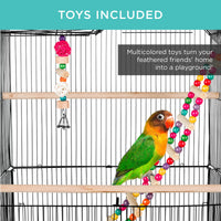 36In Indoor/Outdoor Iron Bird Cage for Parro - BIG FRENCHIES