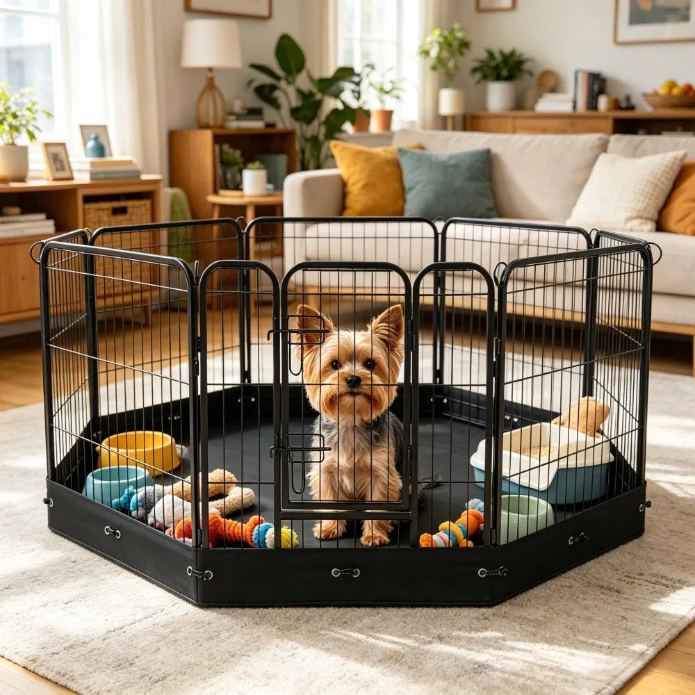 Dog House with Space-Saving for Outdoor
