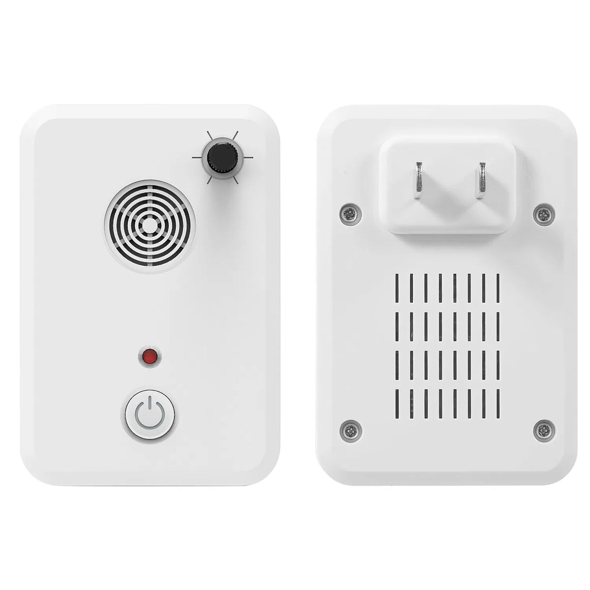 4 Packs Ultrasonic Pest Repeller, 1-75KHz 6 Adjustable Levels for Bats Birds Mice, Humane Indoor Pest Control