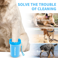 Professional 7 In 1 Dog Paw Cleaner For Dogs & Cats Includes 1 Portable Paw Washer 1 Bath Brush 2 Dog Toothbrushes And 3