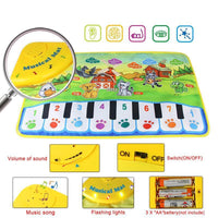 Baby Piano Mats Music Carpets Animal Barking Pad to Play Baby Toys Learning Musical Instrument Toys for Children Kids - BIG FRENCHIES