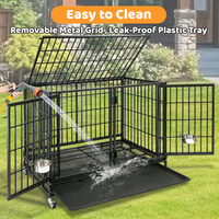 42" Stackable Dog Crate 43S+WHLP02