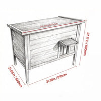 Insulated Cat House for Outdoor