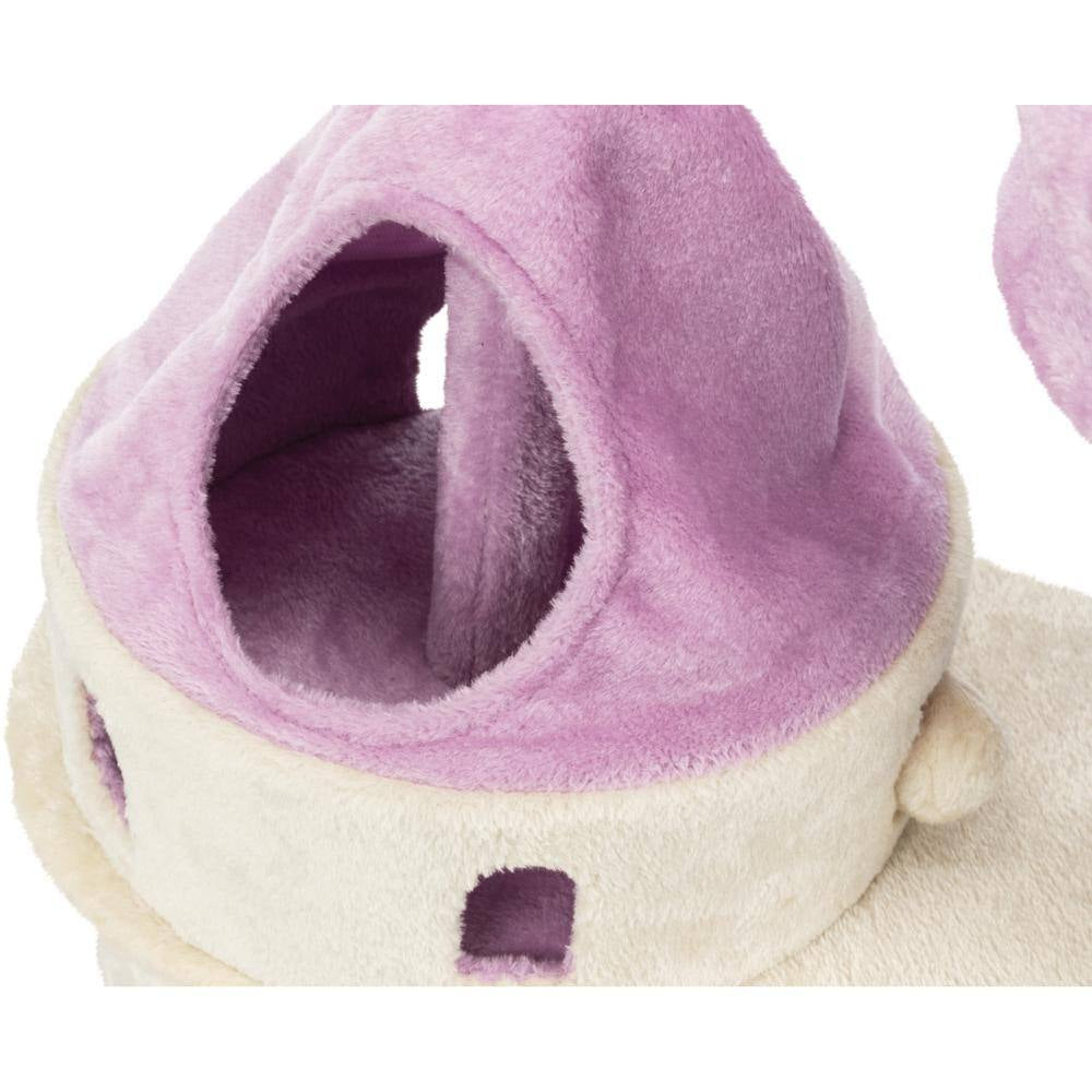 Beige/Purple My Kitty Darling Cat Castle - BIG FRENCHIES