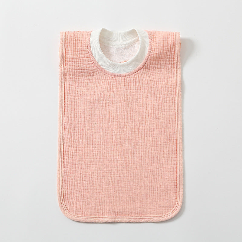 Large Childrens Washcloth Bib That Resists Stains