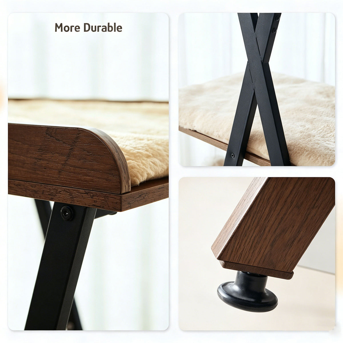 73in Modern Cat Tower For Indoor Cats - Multi-Level Cat Tree With Scratching Posts, Caves, Large Perch & Removable Pads 