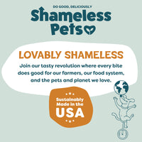 Shameless Pets Peanut Butter Bliss Bone Broth Dog Training Treats, 8 oz, Pack of 18