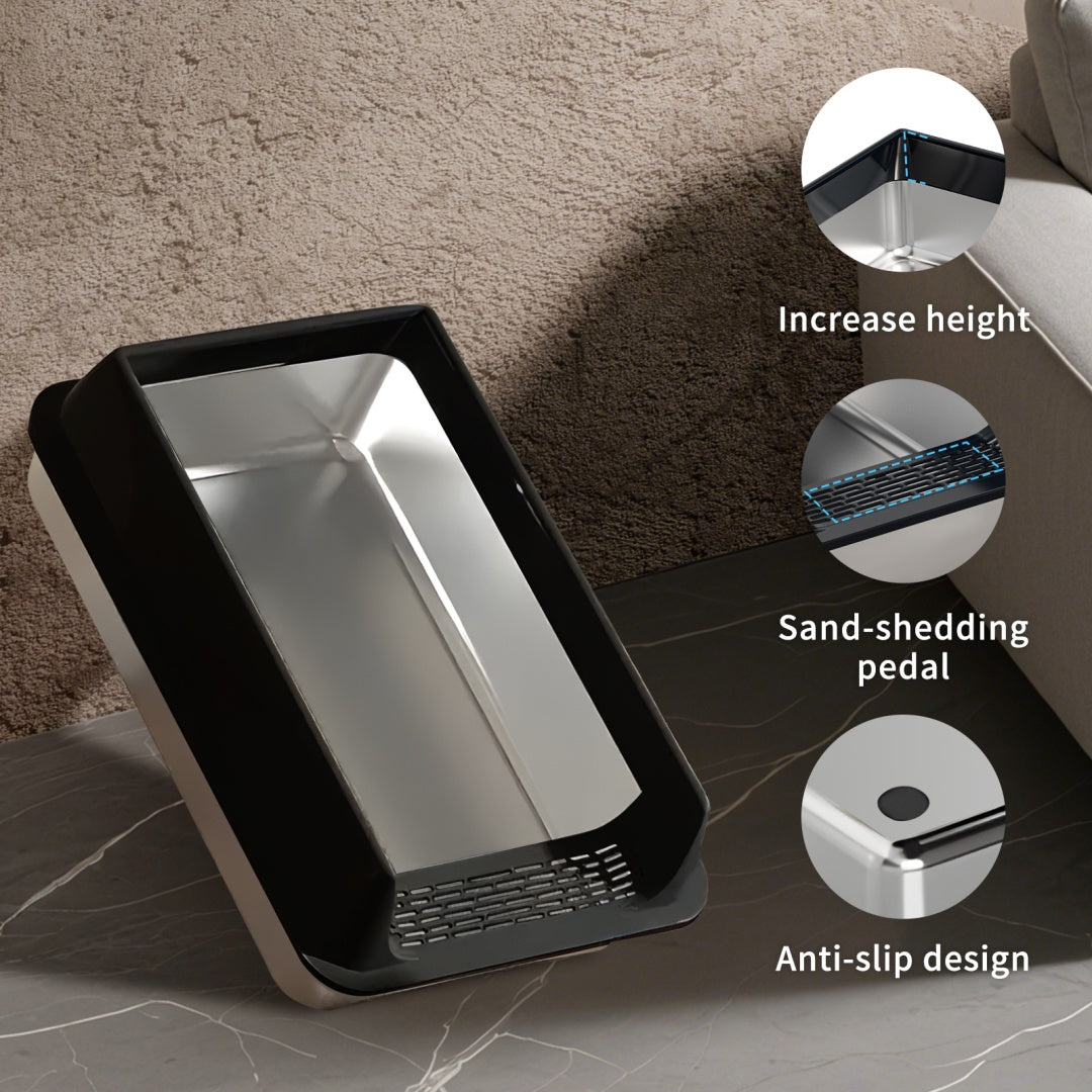 Only Self Pickup---Stainless Steel Cat Litter Box