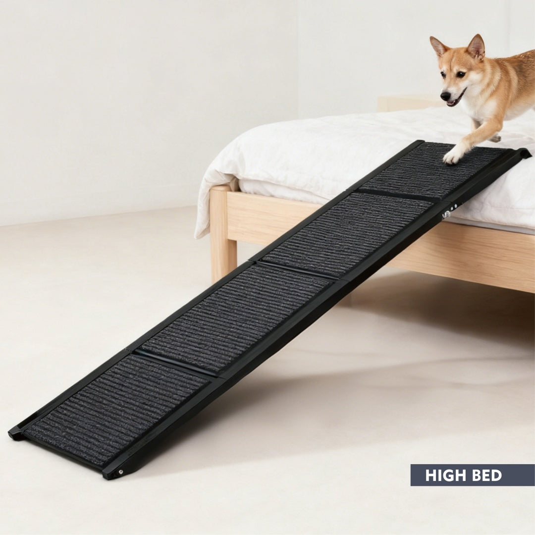 Dog Ramp For Car 71 Long & 19.3 Wide Portable Dog Ramps For Large Dogs With Non-Slip Rug Surface Dog Car Ramp For SUV Ca