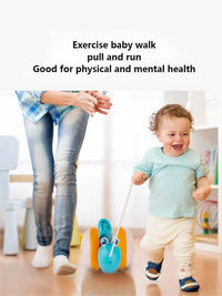 MEACAOFG Snail leash toys electric reptile fibre rope luminous 1-2 years old 3 children educational boys girls baby net red