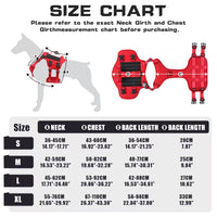 Heat-resistant Durable Nylon Tactical Service Dog Harness, Adjustable No-pull Reflective Vest With Dual Handles For Larg