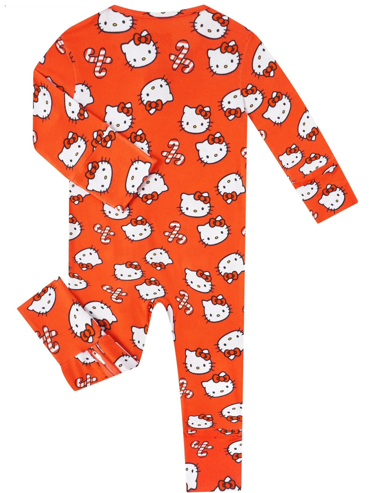 PoshTOT Sanrio Hello Kitty Red Bamboo Baby Convertible Zippy Romper - BIG FRENCHIES