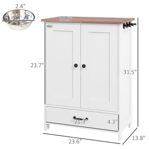 Dog Food Storage Cabinet