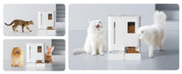 Waithem WiFi Automatic Pet Feeder & Waterer 2-in-1 Set App-Controlled, 2-Week Capacity, Detachable &Washable, Moisture-P