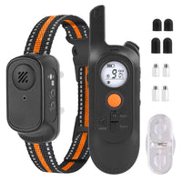 984FT Dog Training Collar IP65 Waterproof Pet Beep Vibration Electric Shock Collar 3 Channels Rechargeable Transmitter R