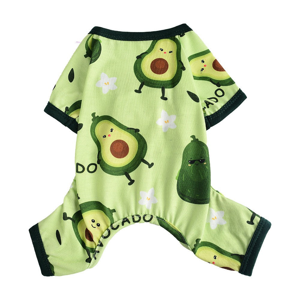 Cross-border Hot Sale Pet Clothes Four Seasons Four-legged Pet Clothing Pajamas Jumpsuit Dog Clothing Global One Piece D