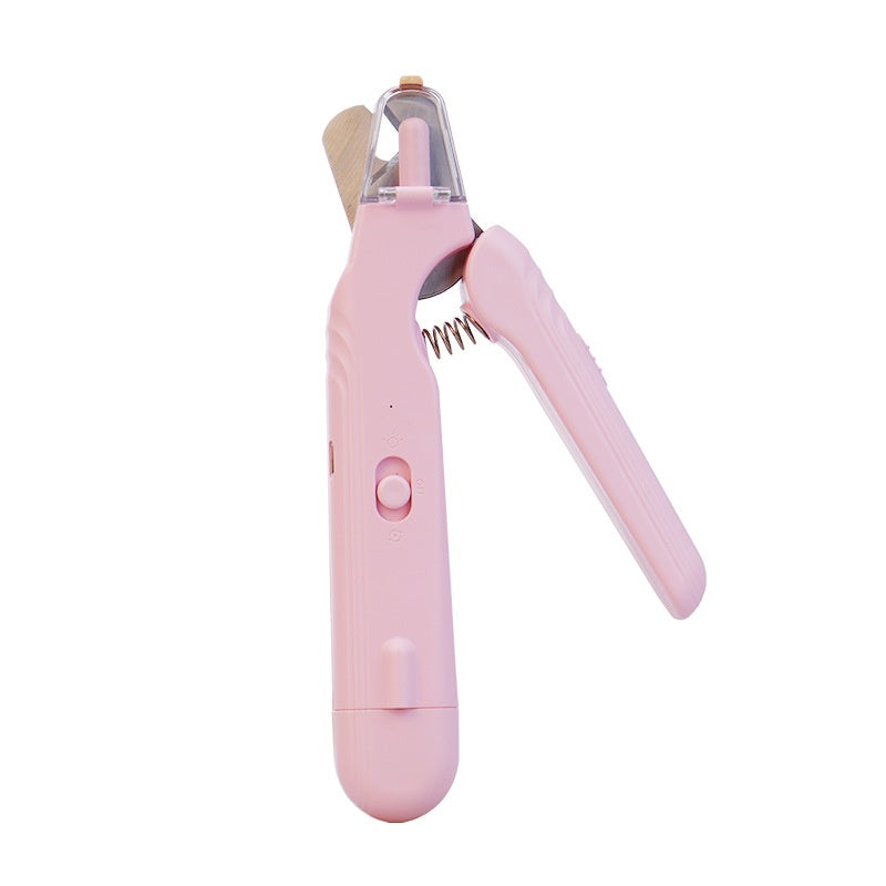 2 In 1 Pet Nail Clippers With Led Light Dog Cat Special Blood Line Scissors Multifunction Animals Paw Nail Trimmer Pet S